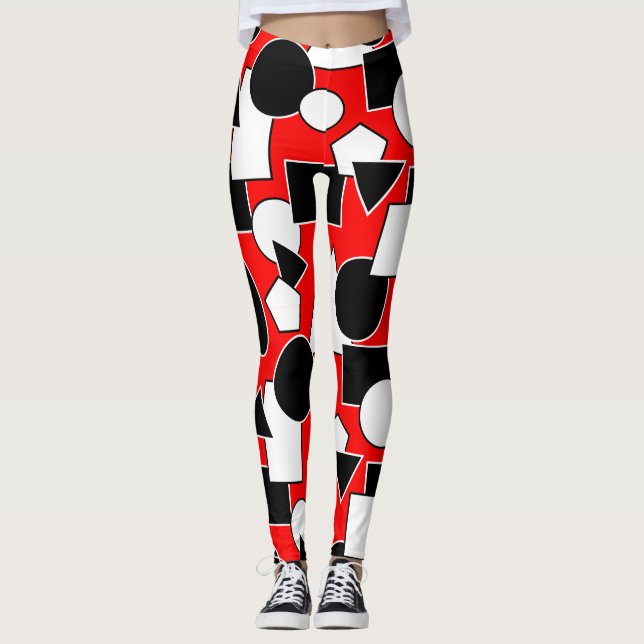 Bauhaus Collage  Leggings (Front)