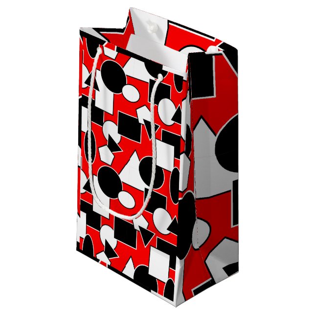 Bauhaus Collage  Small Gift Bag (Front Angled)