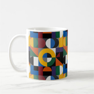 Bauhaus Colour Geometry Coffee Mug