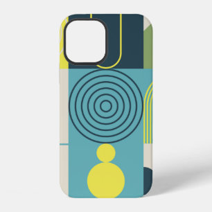 Bauhaus composition artwork made with abstract ele iPhone 12 case