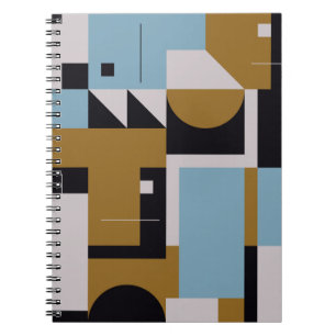 Bauhaus composition artwork made with abstract ele notebook