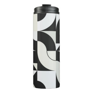 Bauhaus composition artwork made with abstract ele thermal tumbler