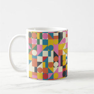 Bauhaus composition artwork made with Vintage abst Coffee Mug