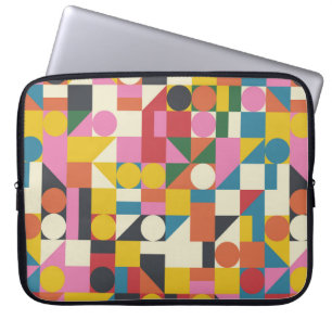 Bauhaus composition artwork made with Vintage abst Laptop Sleeve