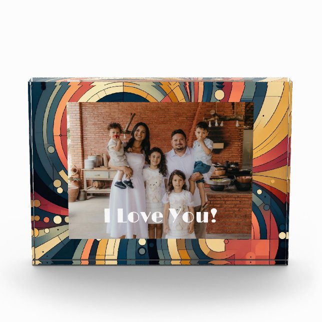 Bauhaus Custom Picture Photo Block (Front)