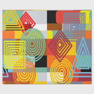 Bauhaus Design Three Wrapping Paper