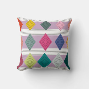 Bauhaus Diamond Quilt Cushion