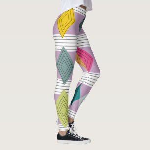 Bauhaus Diamond Quilt Leggings