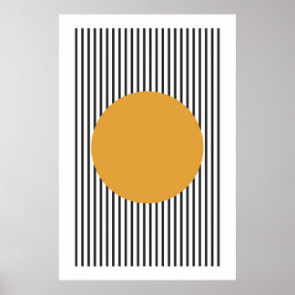 Bauhaus Exhibition Unique Geometric Poster Minimal