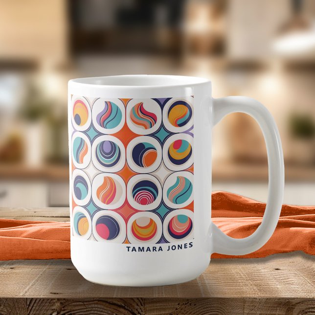 Bauhaus Geometric Abstract Pattern#2 ID1068 Coffee Mug (Creator Uploaded)