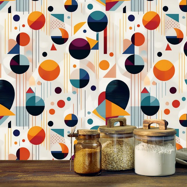 Bauhaus Geometric Abstract Pattern#5 ID1068 Wallpaper (Creator Uploaded)