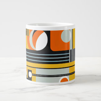 Bauhaus Geometric Design 01 Perfect For Large Coffee Mug