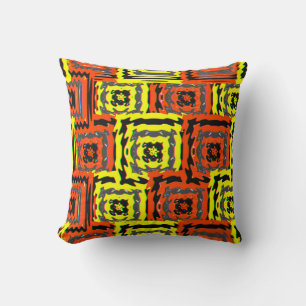 Bauhaus Geometric Pattern Design Cushion