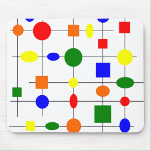 Bauhaus Grid  Mouse Mat