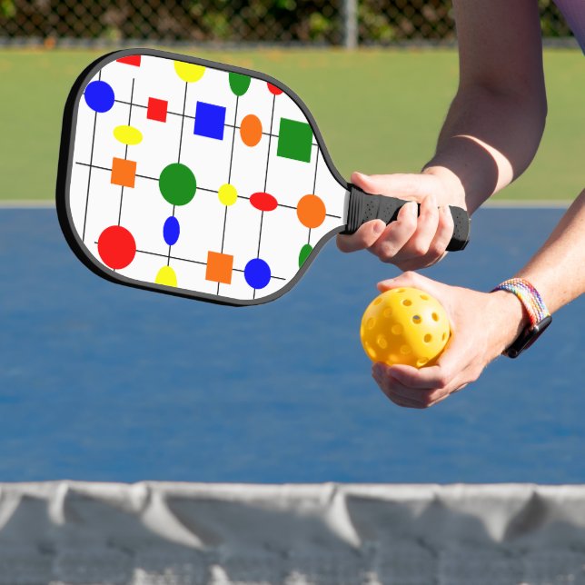 Bauhaus Grid  Pickleball Paddle (Insitu)