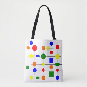 Bauhaus Grid  Tote Bag