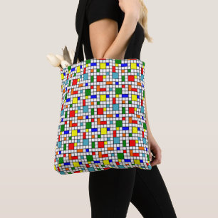 Bauhaus Grid  Tote Bag