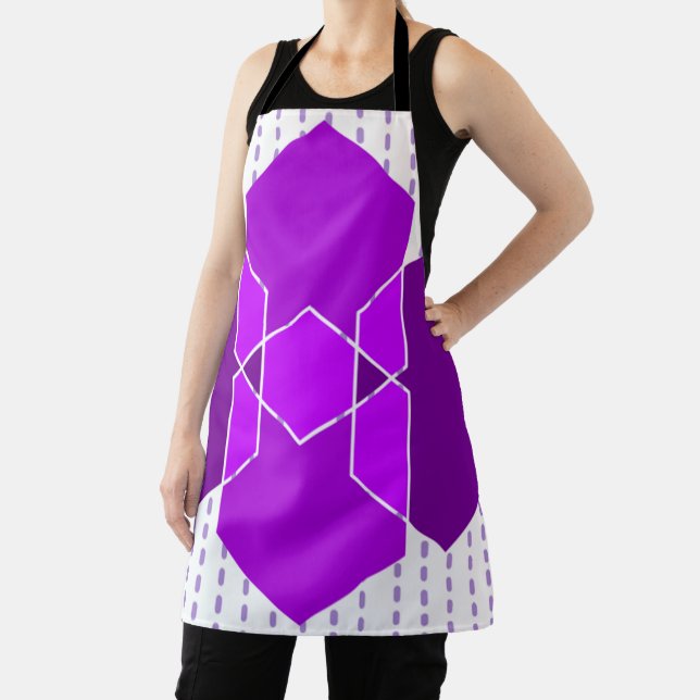 Bauhaus Hexagons Apron (Insitu)