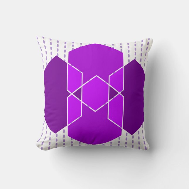 Bauhaus Hexagons  Cushion (Front)