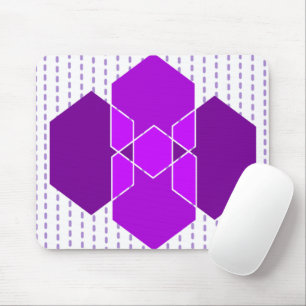 Bauhaus Hexagons  Mouse Mat