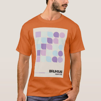 Bauhaus homage Modern Gallery Abstract Colourful S T-Shirt