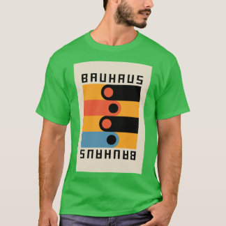 Bauhaus homage Modern Gallery Abstract Colourful S T-Shirt