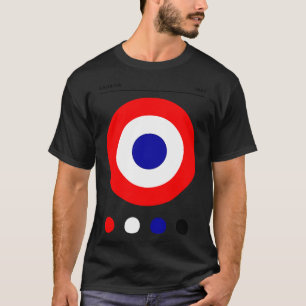 Bauhaus Inspired Croatia Flag T-Shirt