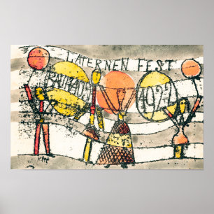 Bauhaus Lantern Festival Paul Klee Poster