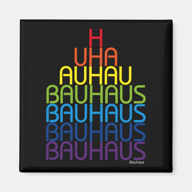 Bauhaus Magnet (Front)