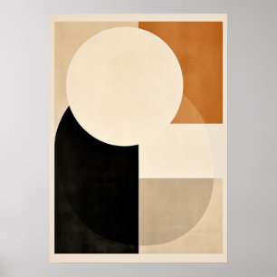 bauhaus, modernist, minimal, geometric, abstract, poster
