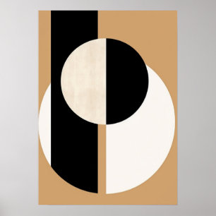 bauhaus, modernist, minimal, geometric, abstract,  poster