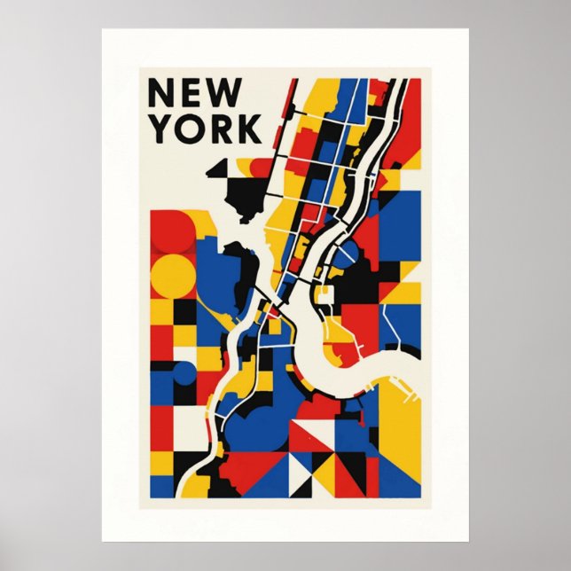 bauhaus, modernist, minimal, geometric, abstract,  poster (Front)