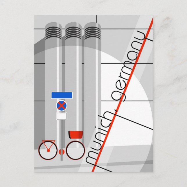 Bauhaus Munich Germany Travel Postcard (Front)
