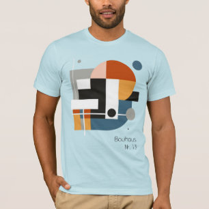Bauhaus Nr. 13, Colourful Minimalist Art T-Shirt