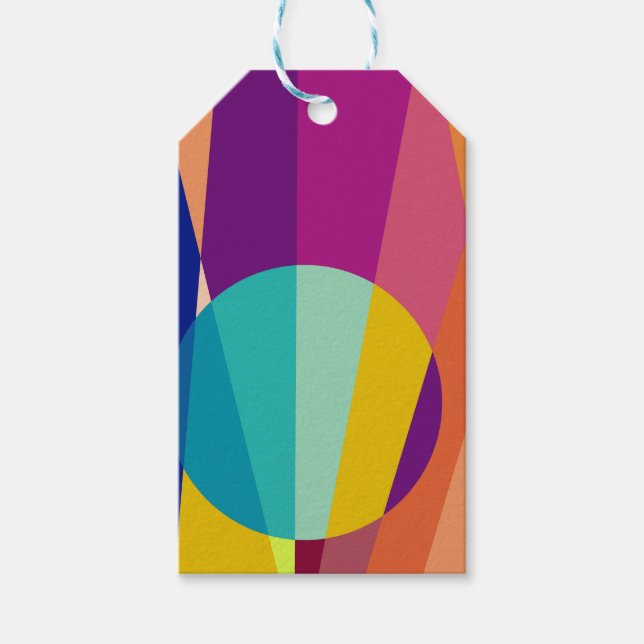 Bauhaus pattern gift tags (Front)