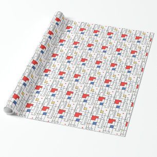 Bauhaus Pattern Wrapping Paper