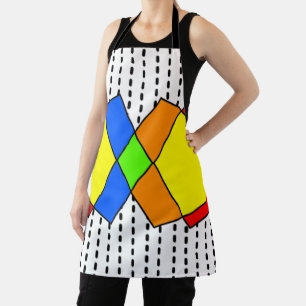 Bauhaus Pentagons Apron