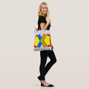 Bauhaus Pentagons Tote Bag