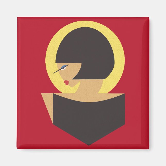 Bauhaus portrait magnet (Front)