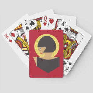 Bauhaus portrait playing cards