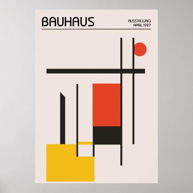 Bauhaus Poster (Front)