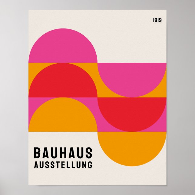 Bauhaus Poster, Bauhaus Exhibition 1919 B18 Poster (Front)