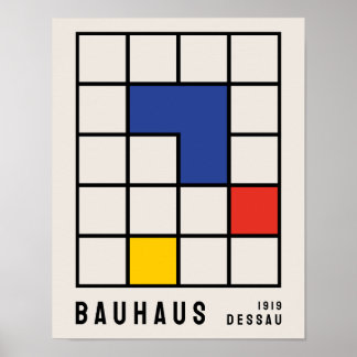Bauhaus Poster, Bauhaus Exhibition Print B17