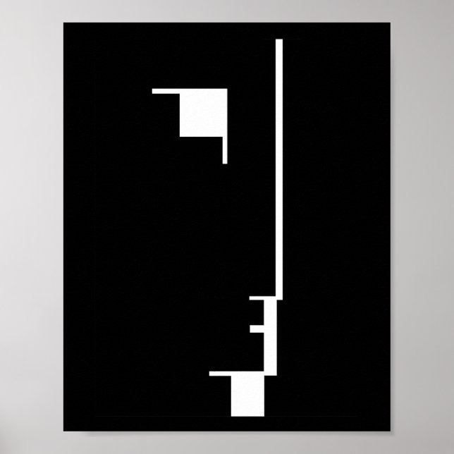 Bauhaus Poster, emblem face Poster (Front)