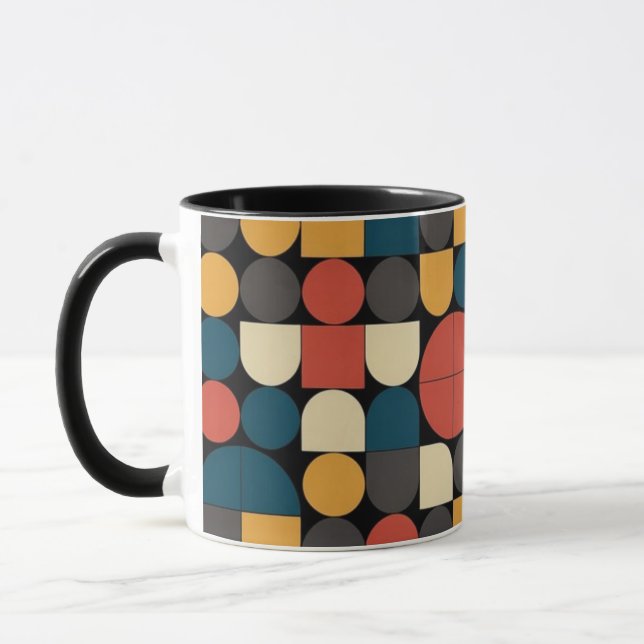 Bauhaus Pure Geometry Harmony Mug (Left)