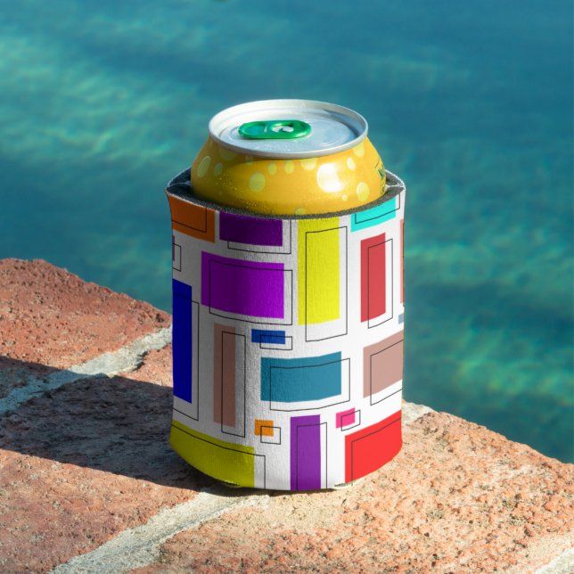 Bauhaus Rectangles Can Cooler (In Situ Pool)
