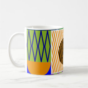 Bauhaus Shape Collage  Coffee Mug