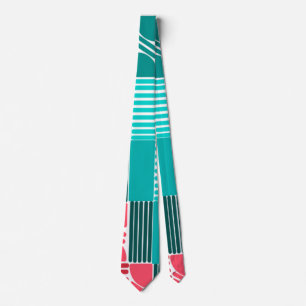 Bauhaus Shapes and Lines 2 Tie