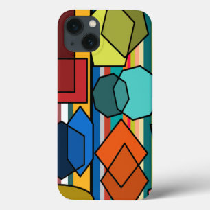Bauhaus Shapes and Lines iPhone 13 Case