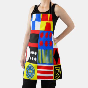 Bauhaus Shapes Apron
